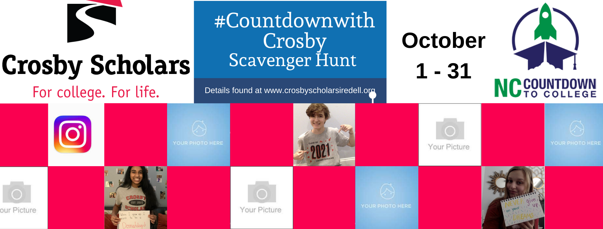 #CountdownWithCrosby Scavenger Hunt